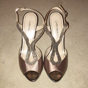 Caparros tope slingback peeptoe heel - Size 10
